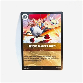 (Gratis ved køb af Disney Lorcana Produkt) Disney Lorcana set 6 - Rescue Rangers Away - promo kort